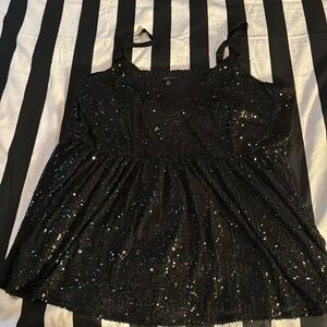 Sequin top, worn once